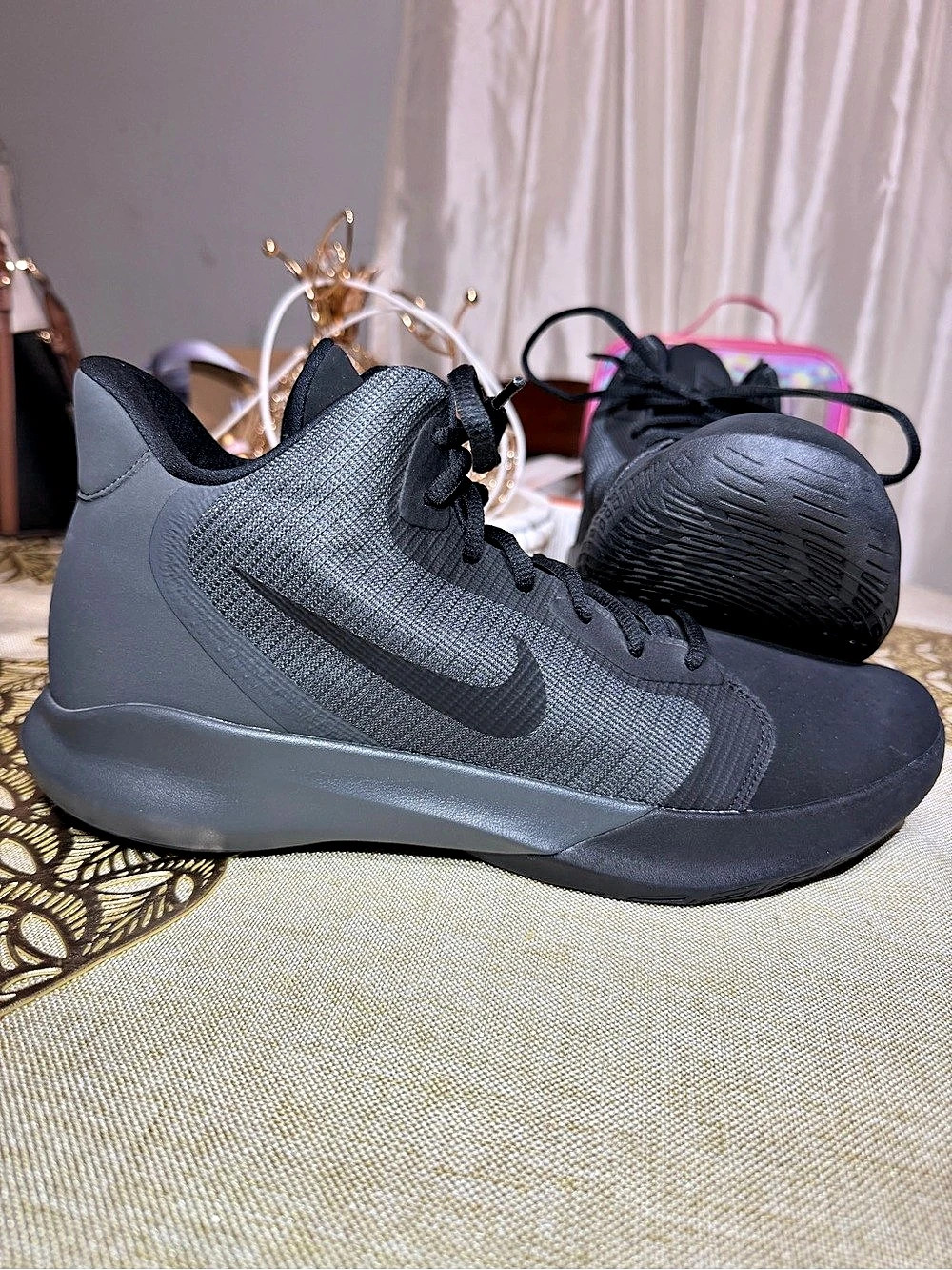 Nike Air Max Impact 4 Men's Athletic Shoes Black & Gray US 12